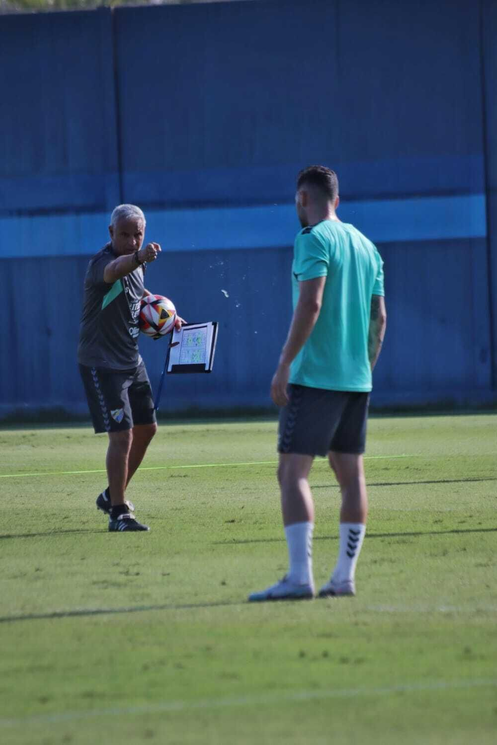 El entrenamiento del Málaga CF, en fotos