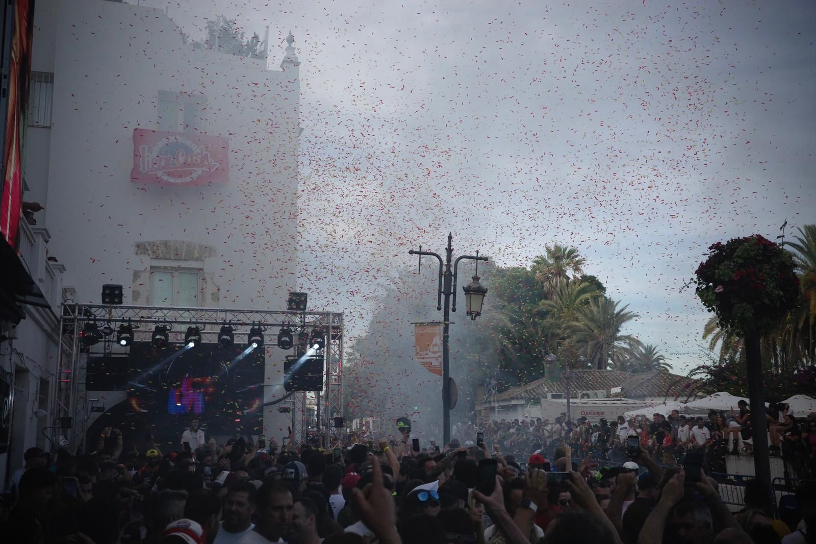 Las imágenes del sábado durante  la morotada en el Puerto de Santa María.