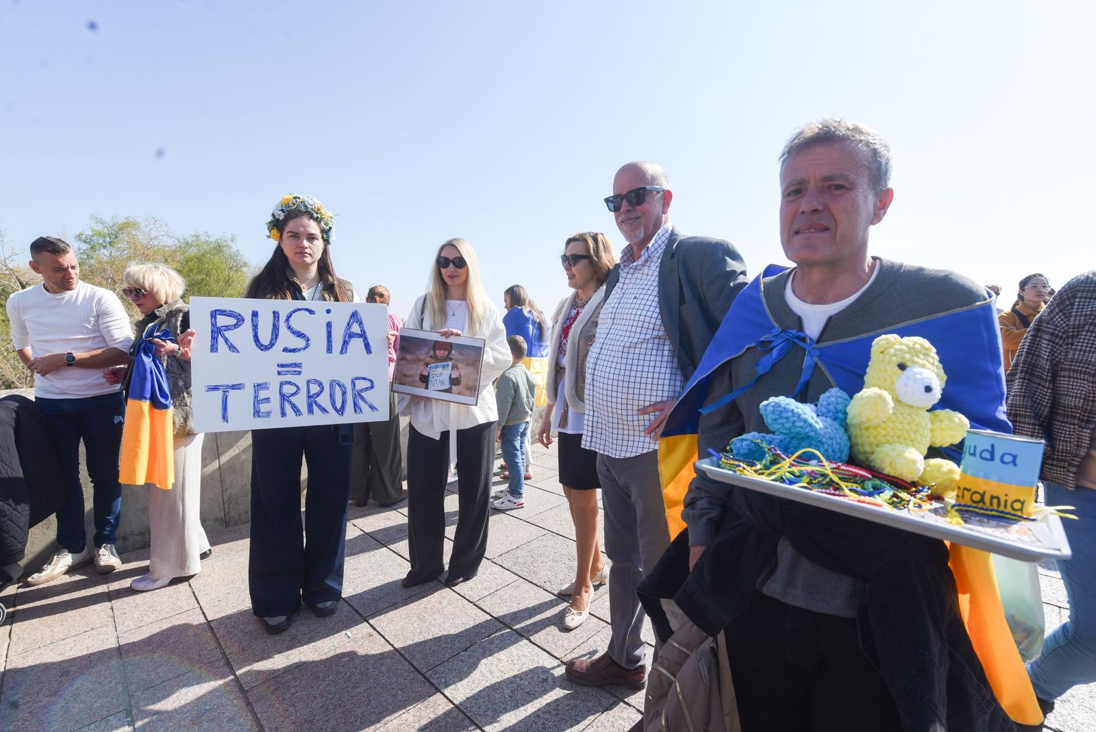 El pueblo ucraniano exige desde Córdoba libertad para Ucrania cuatro años después de la invasión rusa