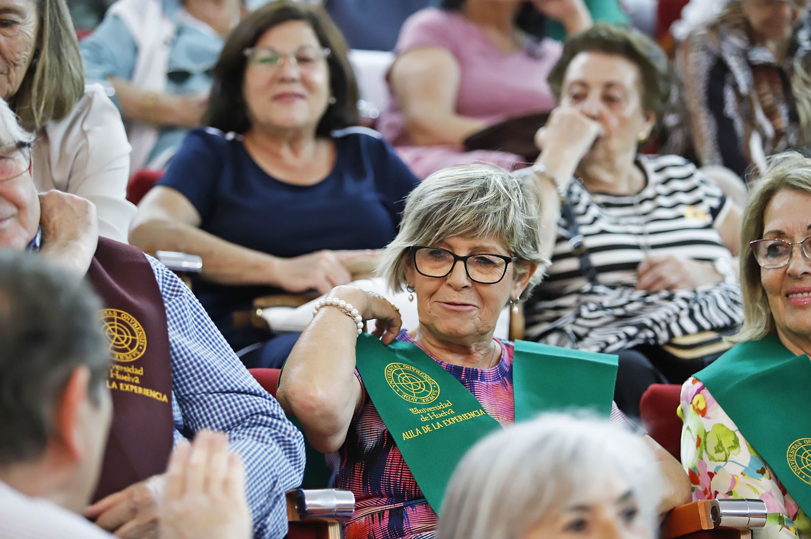 Imágenes de la clausura del curso académico 2022-2023 del Aula de la Experiencia en la Universidad de Huelva