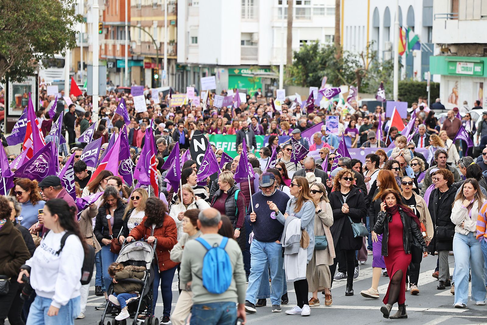 8M: Las fotografías de la manifestación del Día de la Mujer