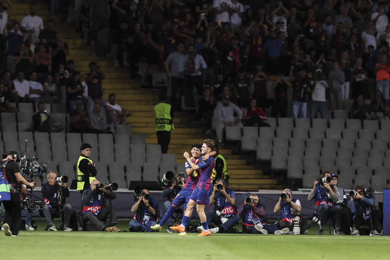 Las fotos del Barcelona-Olympiacos