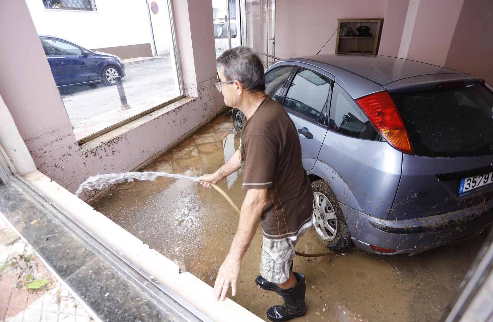 Los daños de la tormenta en Alhaurín el Grande Los daños de la tormenta en Alhaurín el Grande