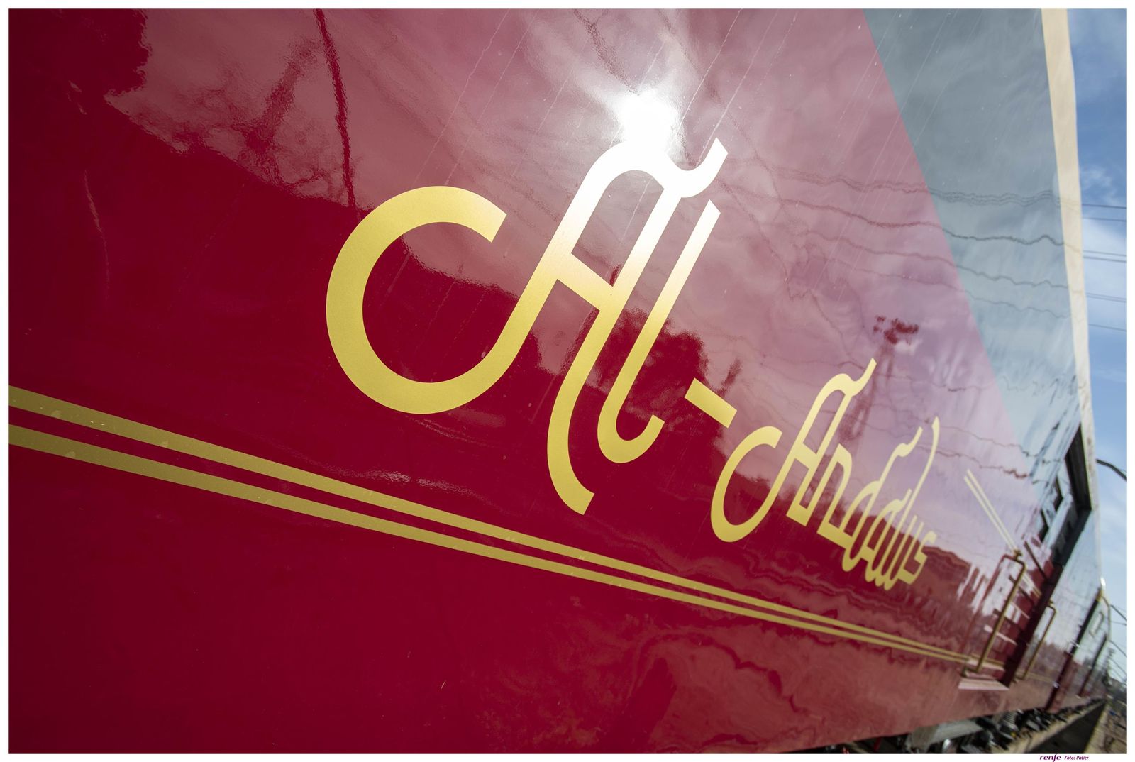 Uno de los vagones del lujoso tren.