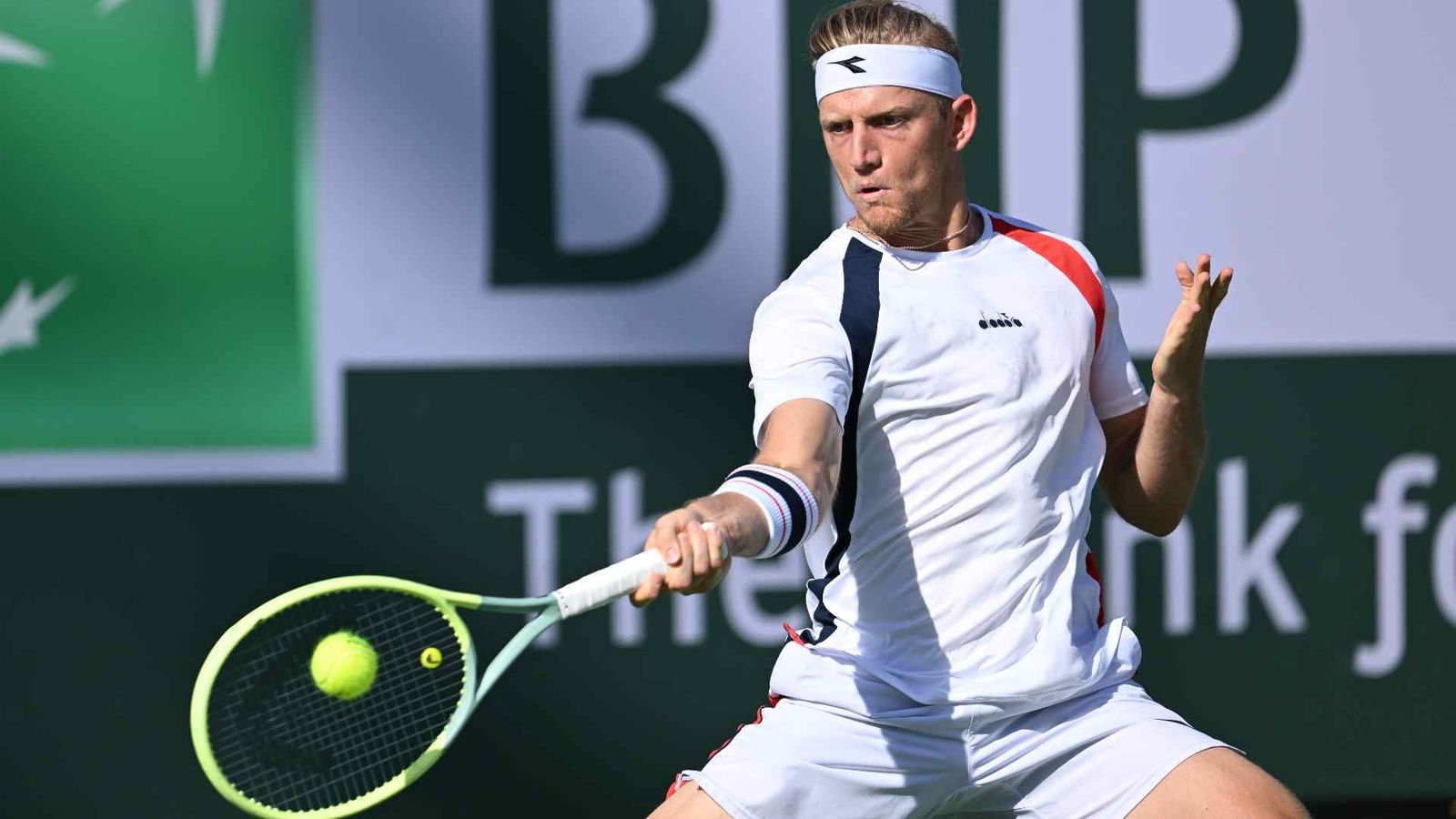 Davidovich, durante el partido.