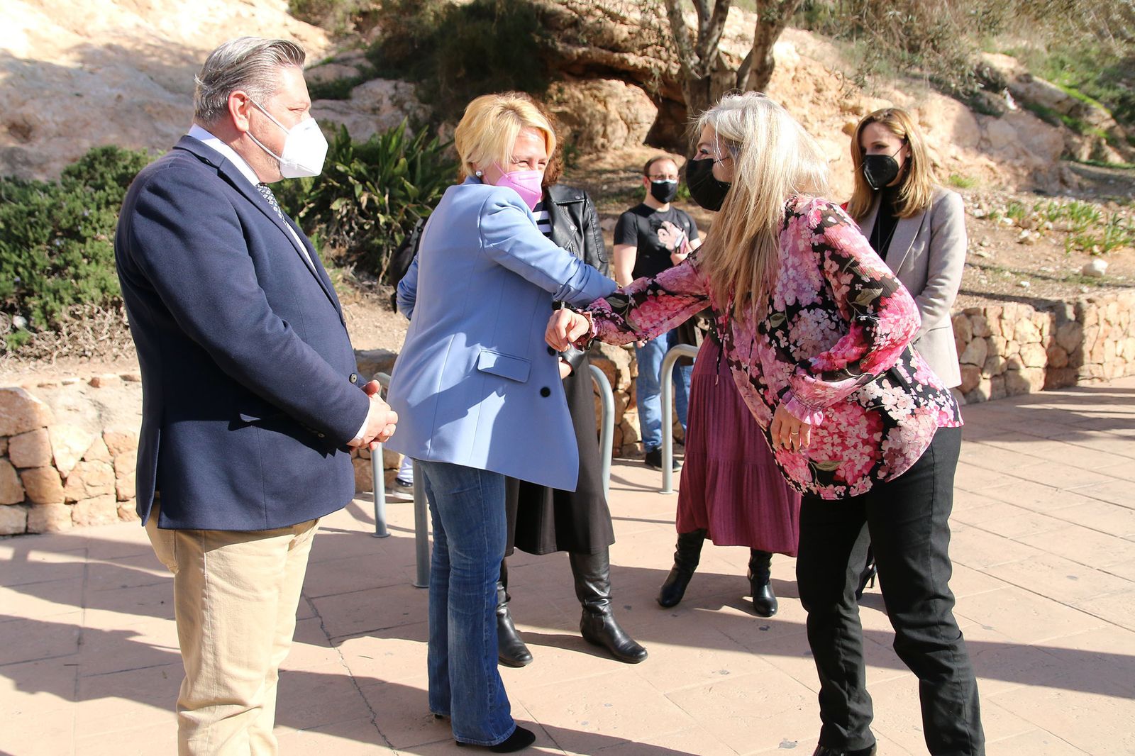 Fotogalería la consejera de Cultura visita las obras de rehabilitación de la Alcazaba de Almería