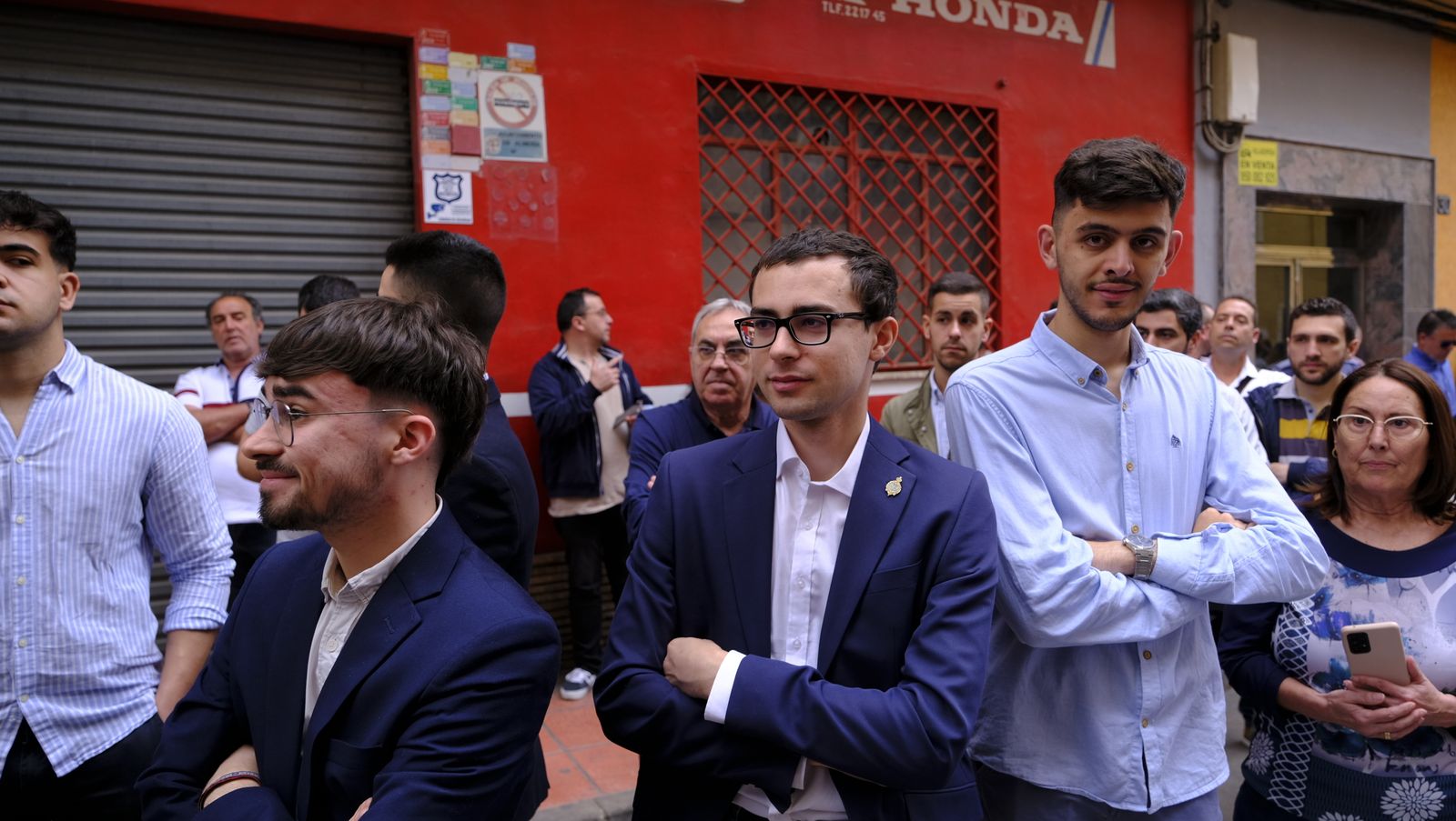 La Borriquita procesiona por las calles de Almería, en imágenes