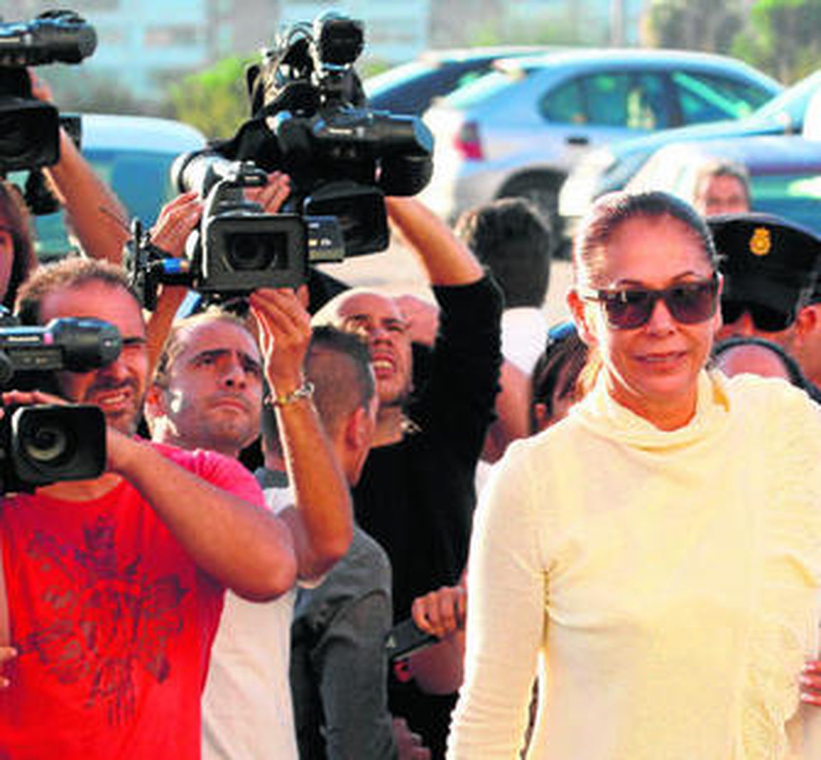 Pantoja, el día 1 de este mes, camino de la Ciudad de la Justicia de Málaga.