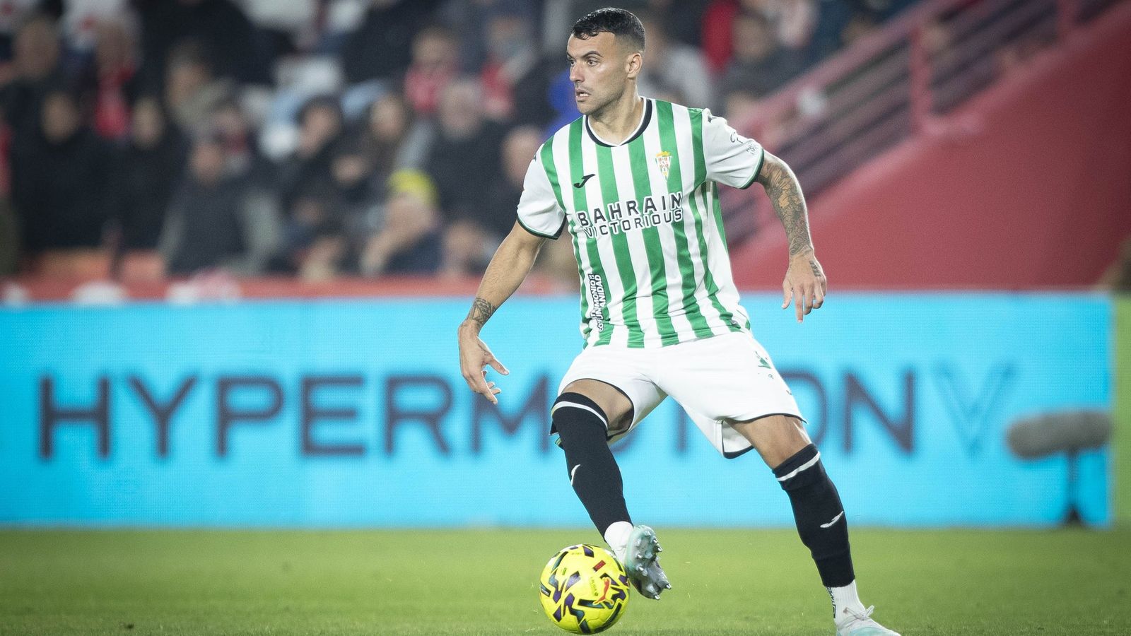Álex Martín, en un partido del Córdoba CF de la presente temporada.