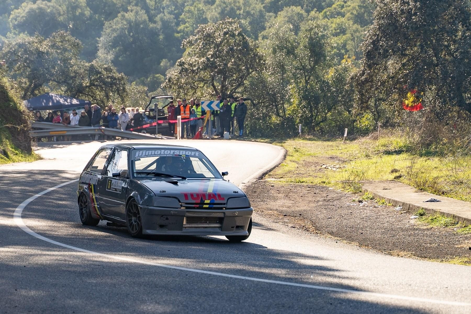 El espectacular arranque de la Subida a Trassierra, en imágenes