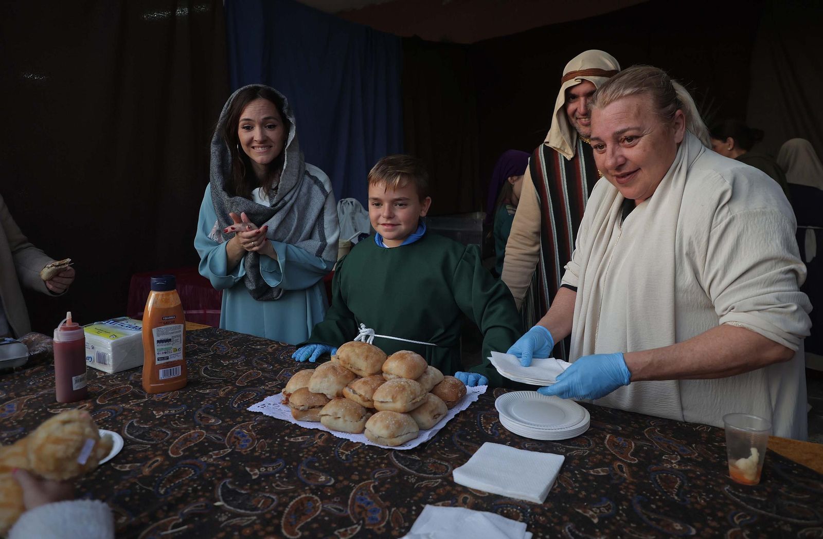 Fotos del Belén Viviente del colegio Salesianos de La Línea