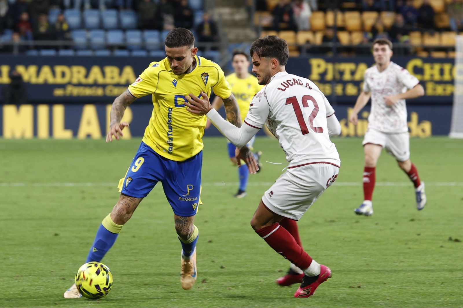 Un jugada del Cádiz-Castellón de la primera vuelta.