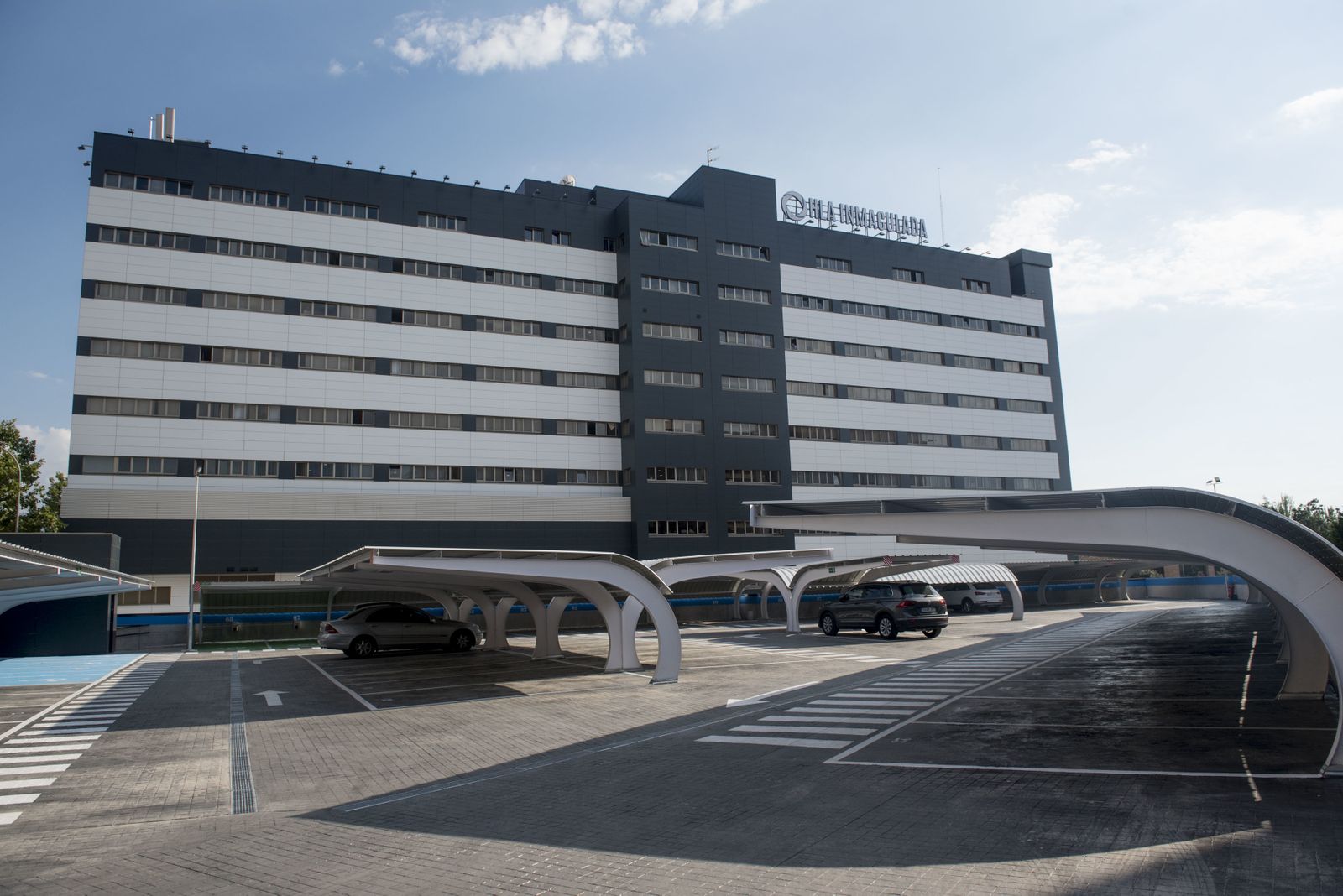 El Parking del Hospital HLA Inmaculada.