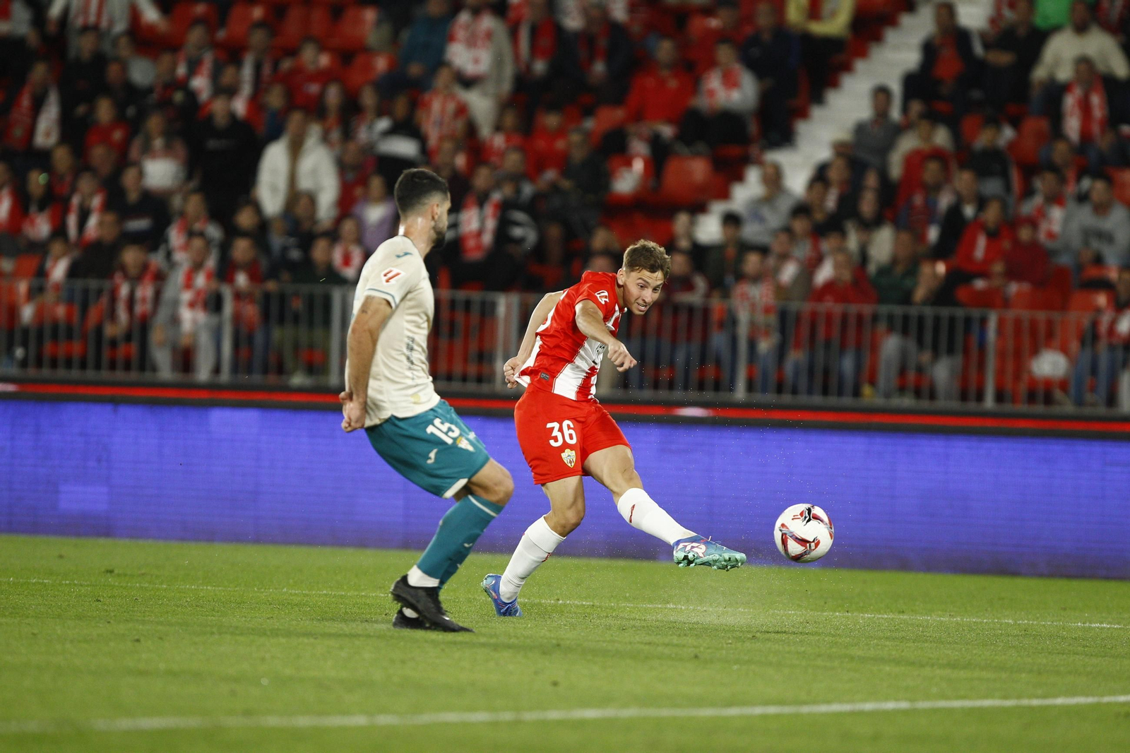 Las mejores imágenes del partido de fútbol U.D. Almería-Córdoba C.F.