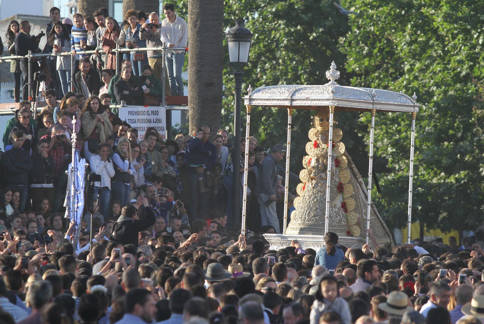 Procesión de la Virgen.