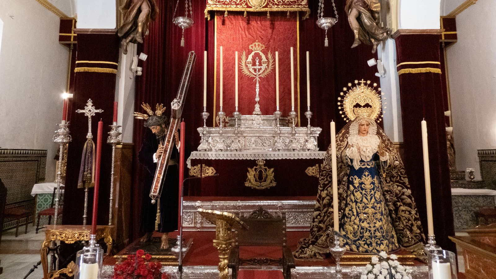 Altar extraordinario para Semana Santa de la Hermandad de la O