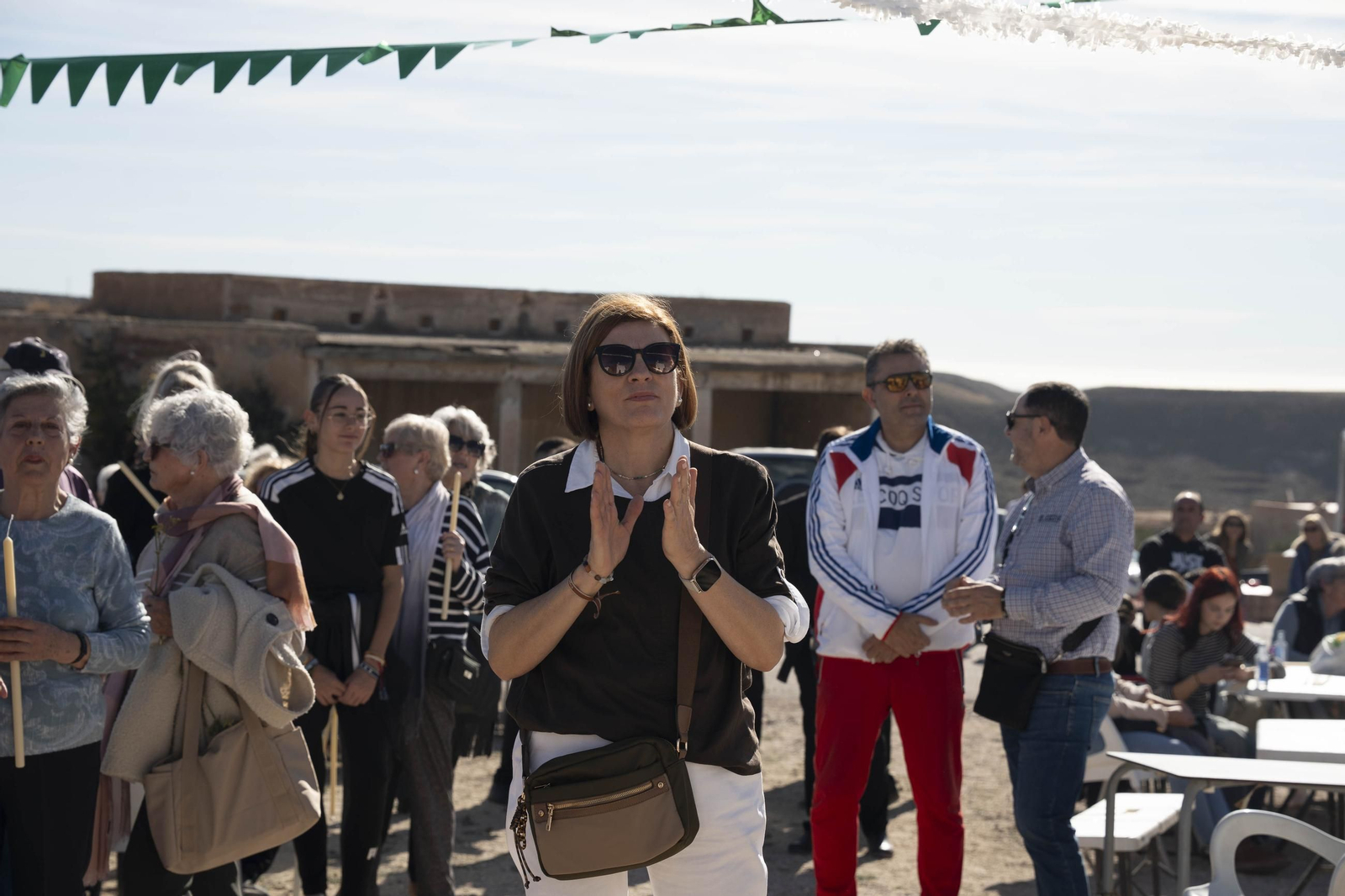 Las imágenes de la romería en Cuevas de Los Úbeda