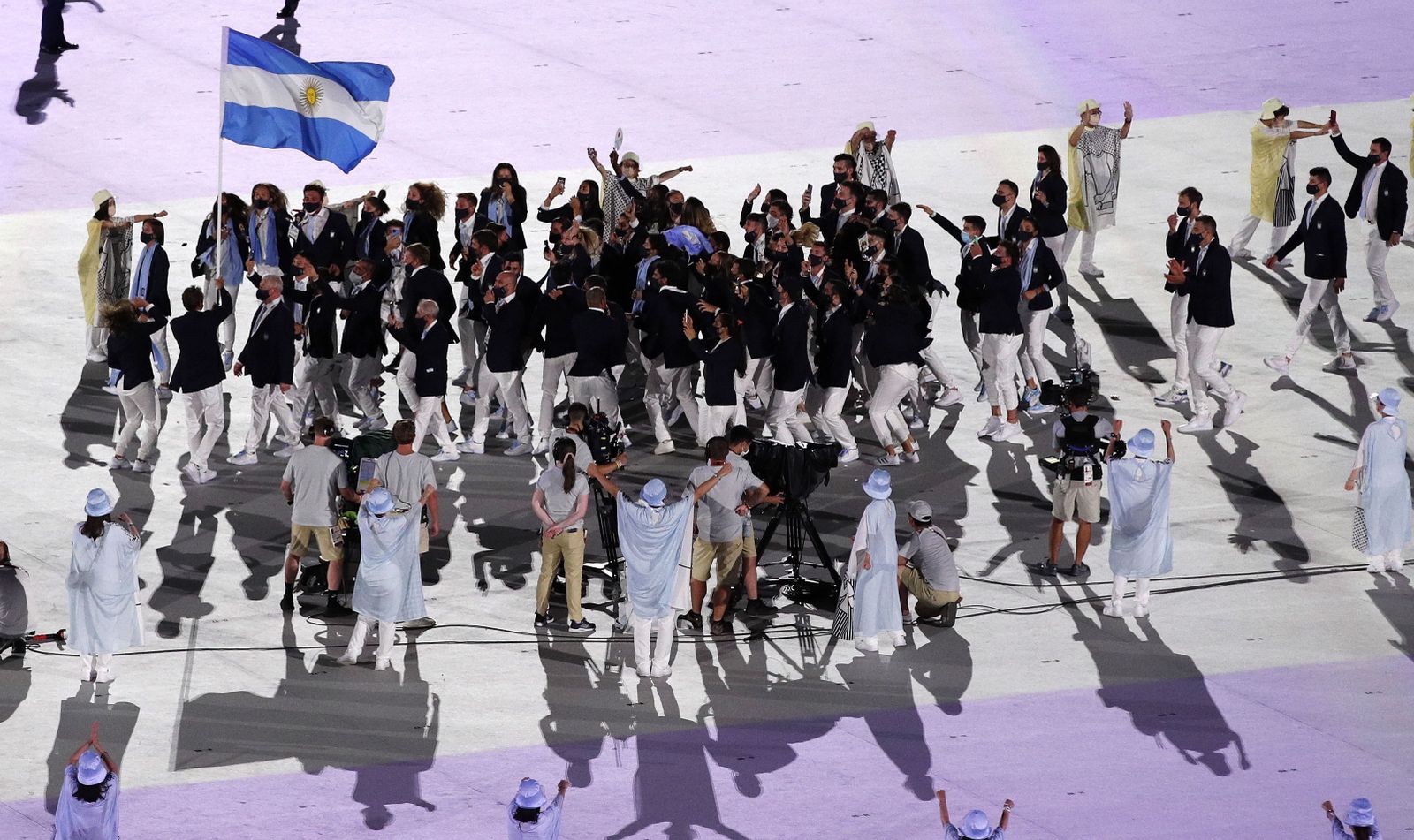 La ceremonia inaugural de los Juegos Olímpicos de Tokio 2020, en imágenes