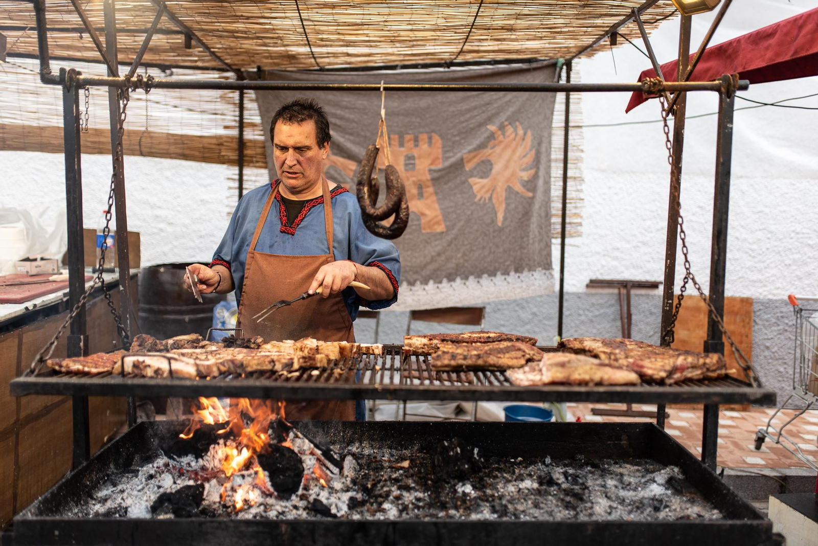 Imágenes del ambiente en la Feria del Descubrimiento de Palos de la Frontera