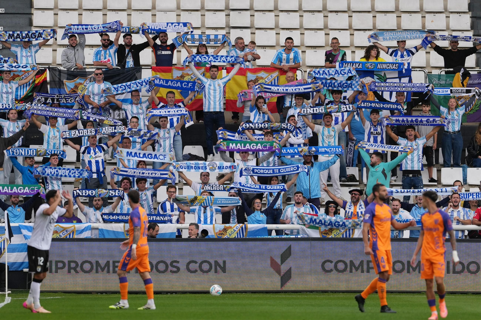 Las fotos del Burgos-Málaga CF