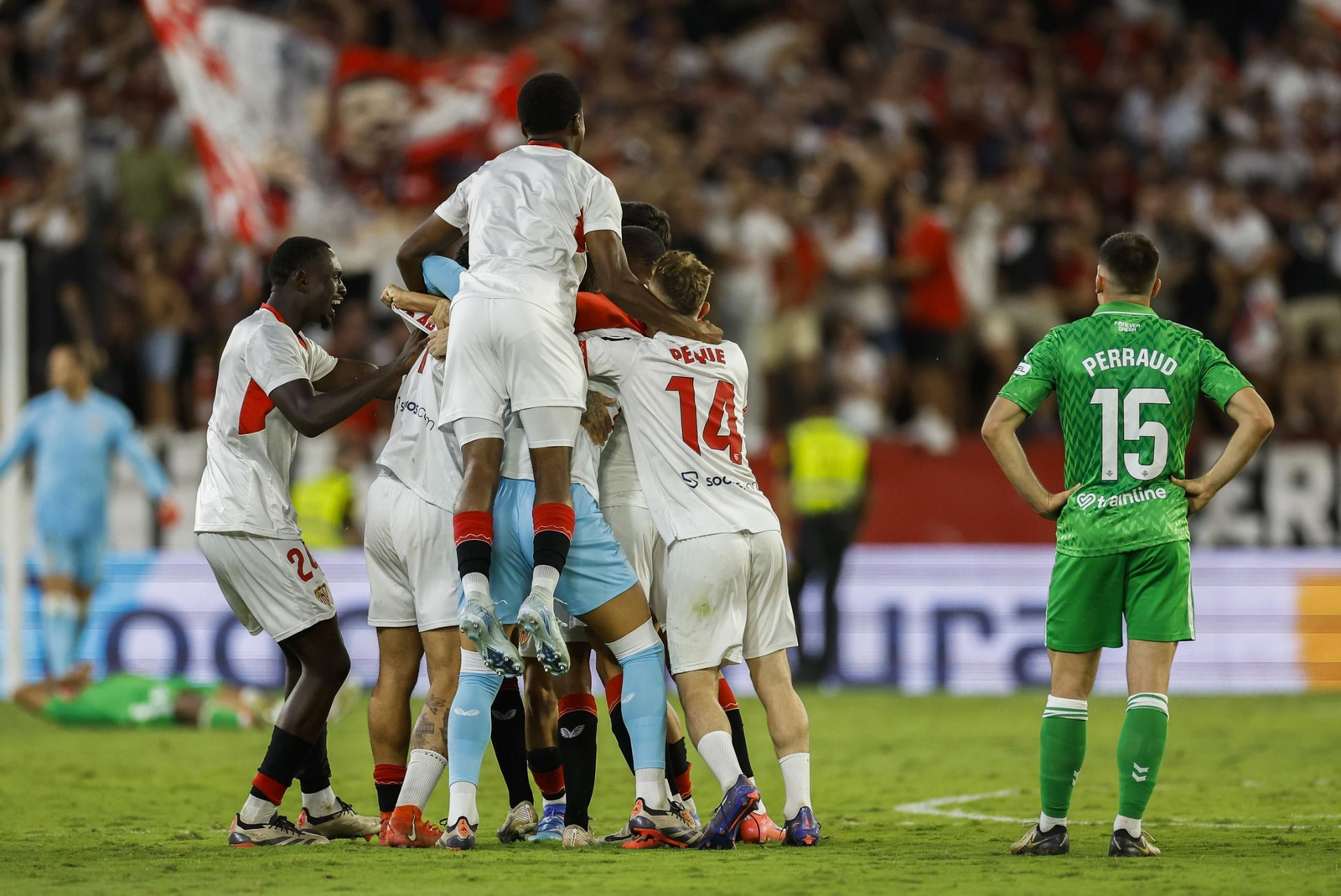 El derbi Sevilla-Betis, en imágenes