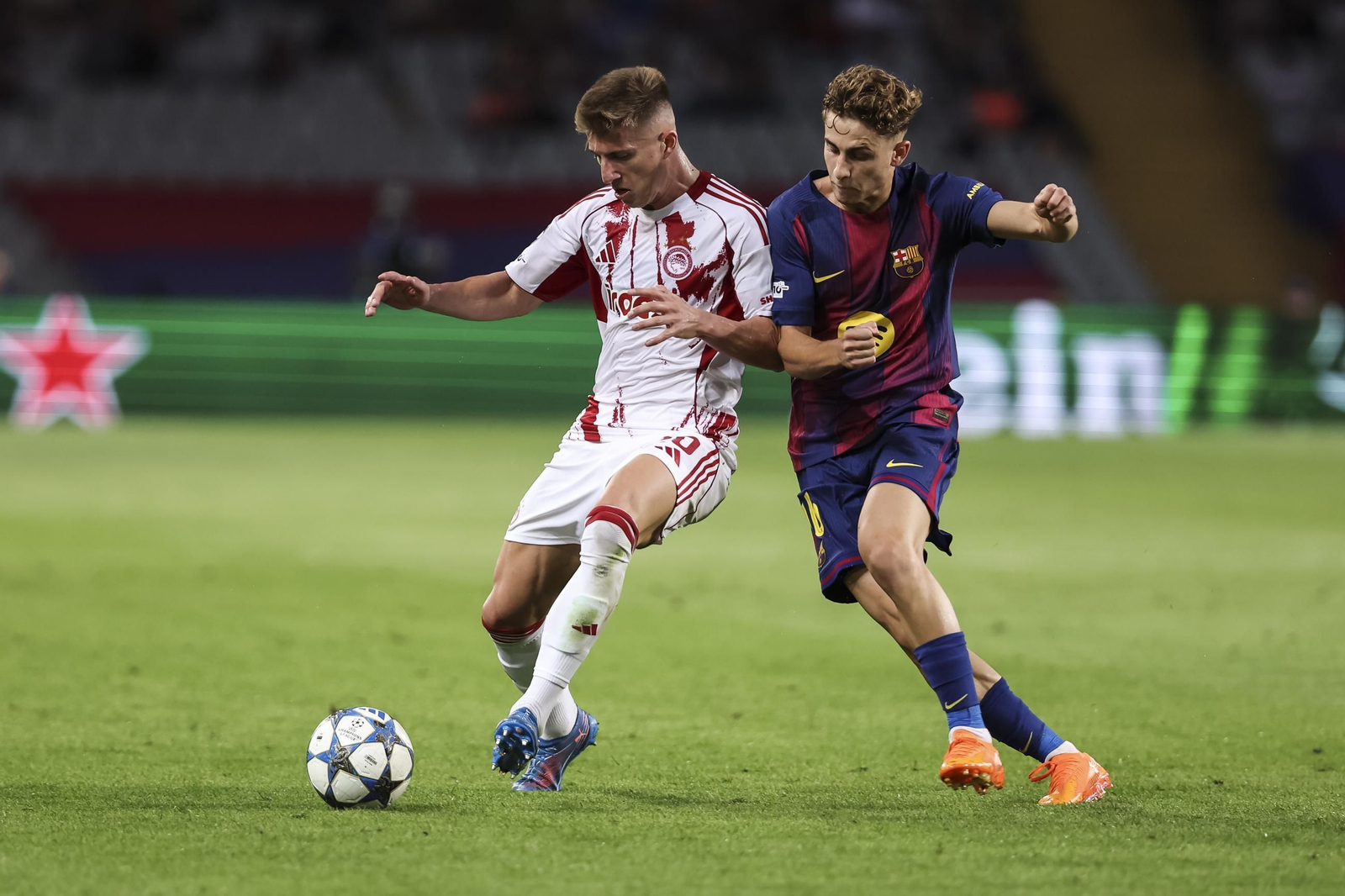 Las fotos del Barcelona-Olympiacos