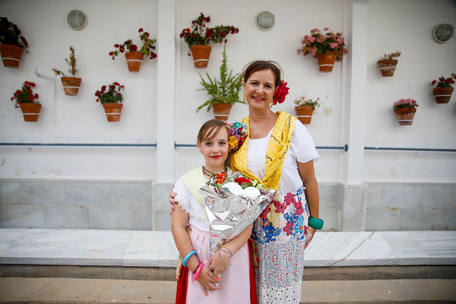 La Subida del Agua de las fiestas de Mojácar, en imágenes