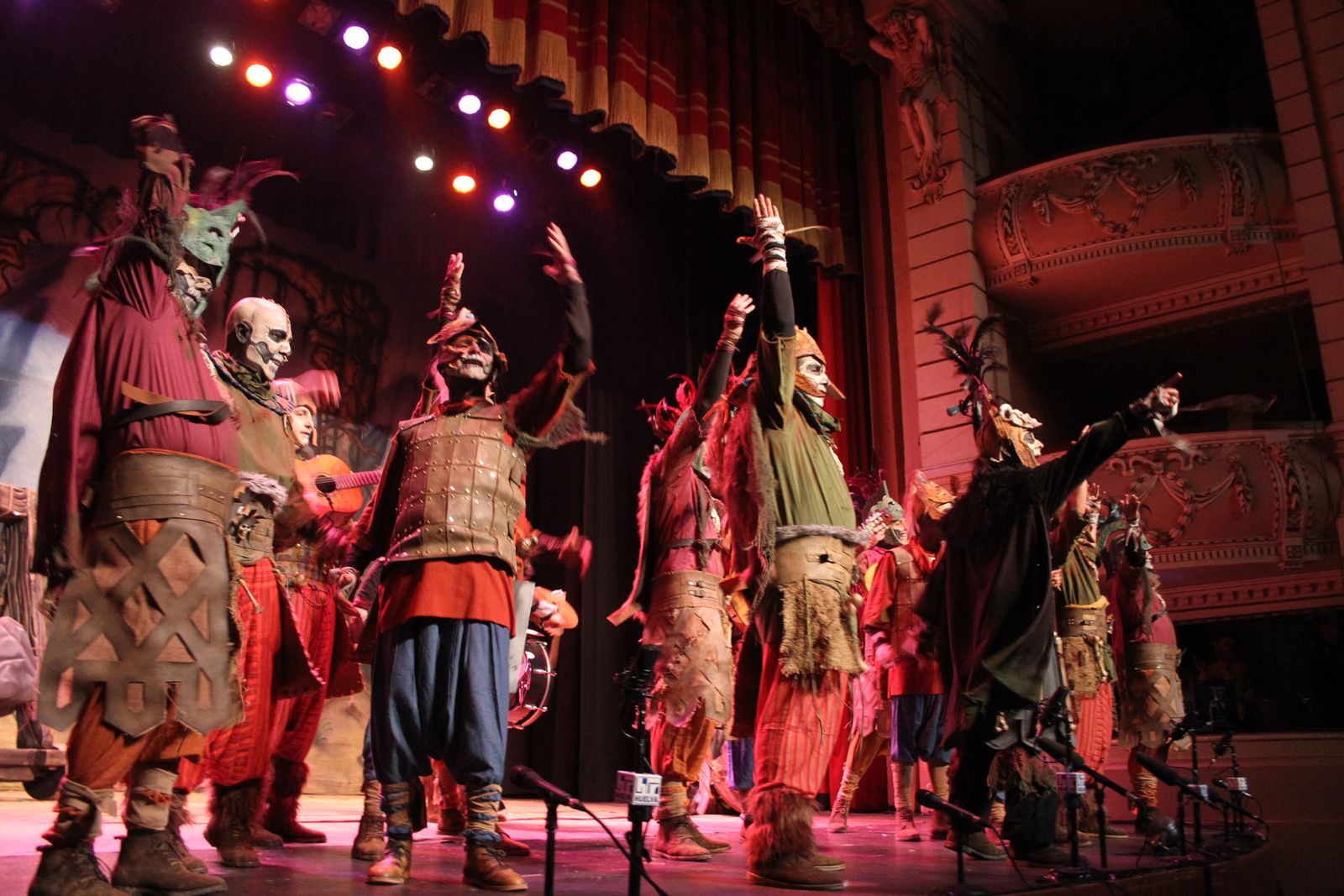 Imágenes del primer día de preliminares de concurso del Carnaval Colombino 2018