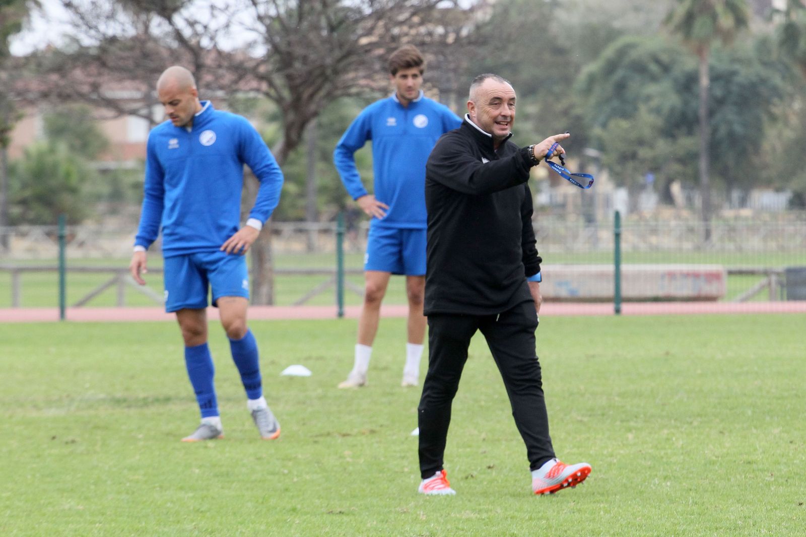 Primer entrenamiento de Josu Uribe con el Xerez DFC