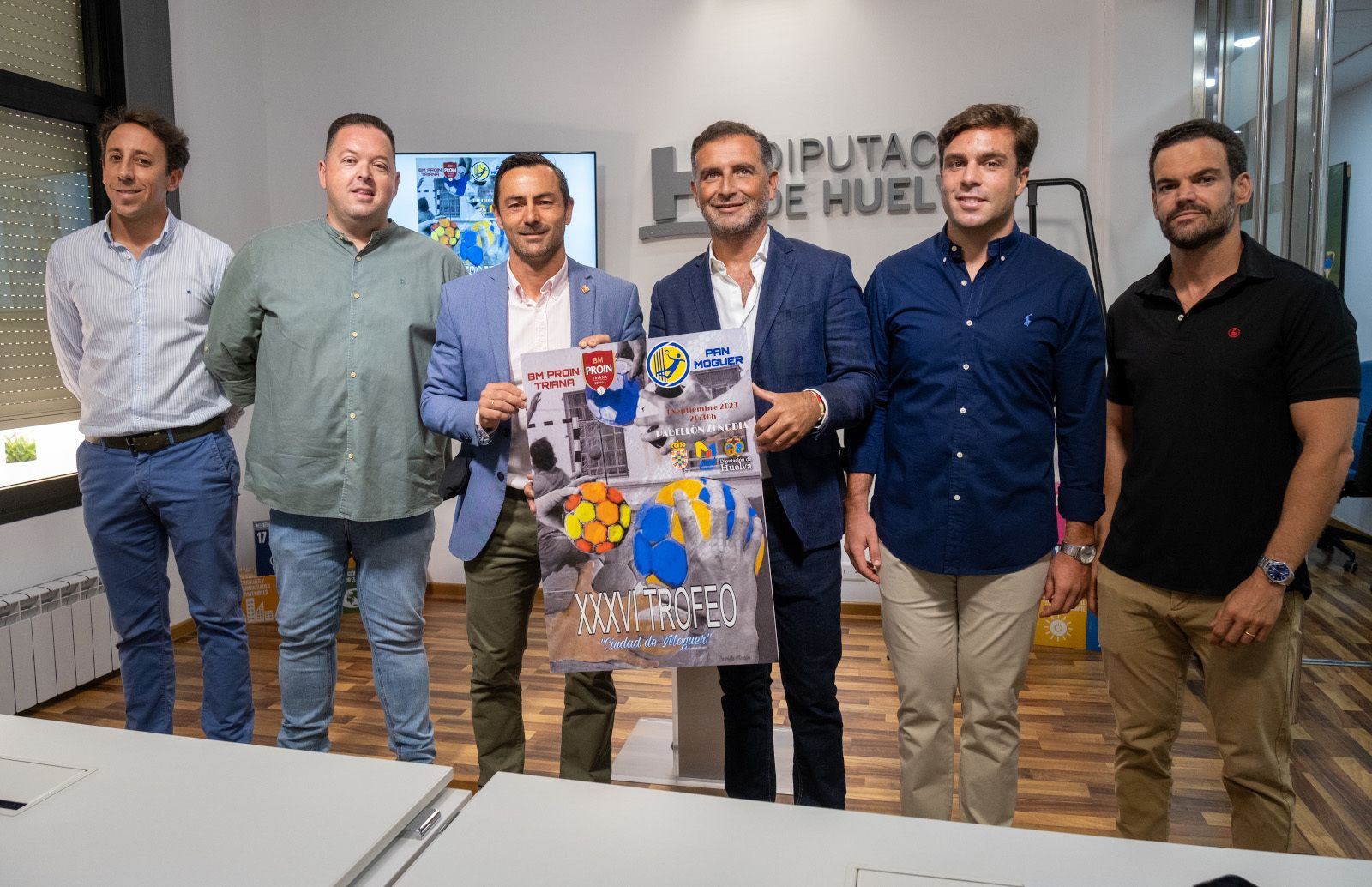 Presentación del Trofeo 'Ciudad de Moguer' de balonmano.