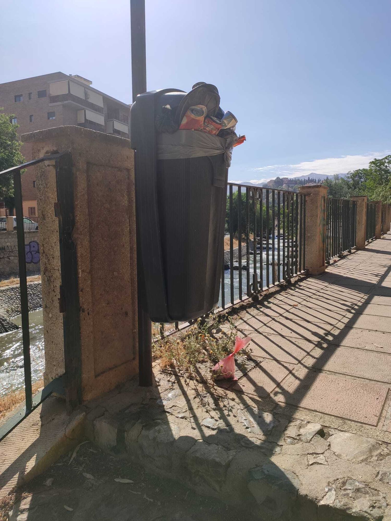 En la bajada a la ribera