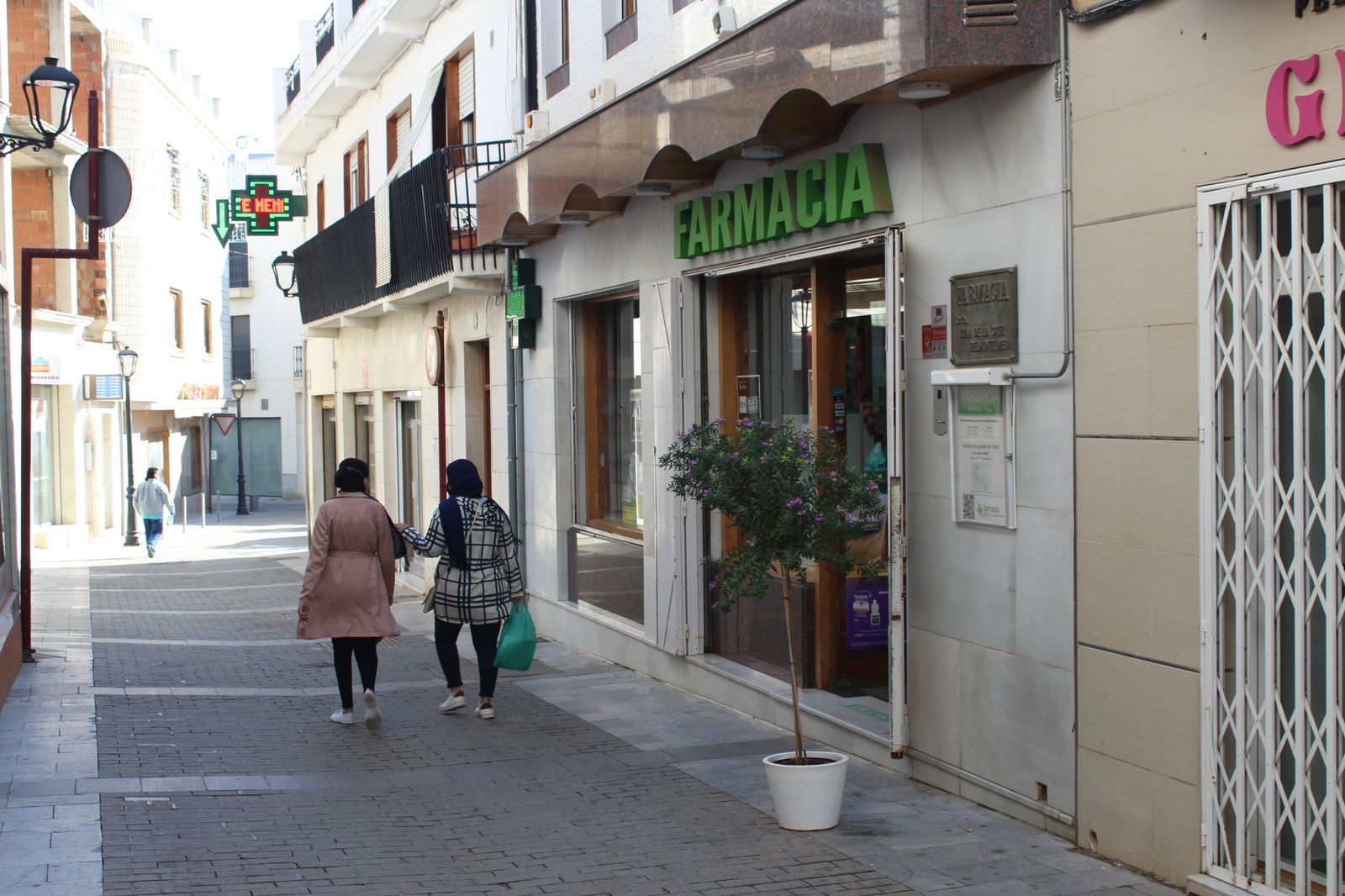 Las farmacias son uno de los establecimientos que pueden estar abiertos.
