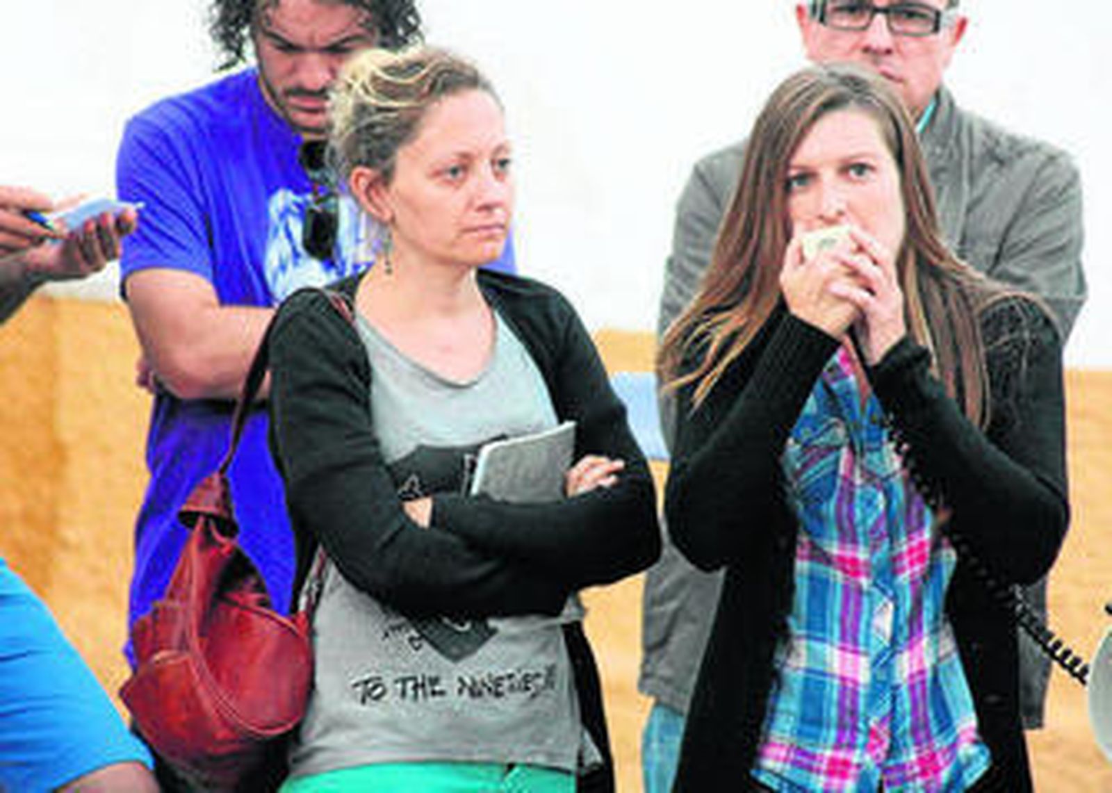 La que será concejal de Hacienda (izqda.), Fátima Pontones, junto a la primera teniente de alcalde, Mayte Sánchez.