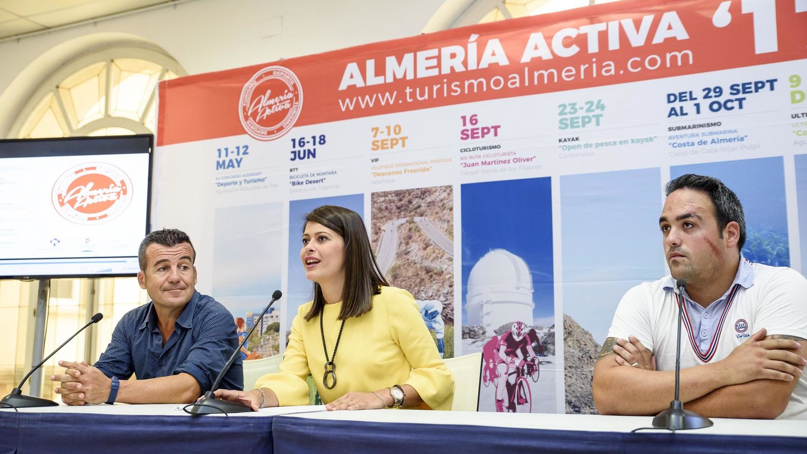 Representantes institucionales y de la organización