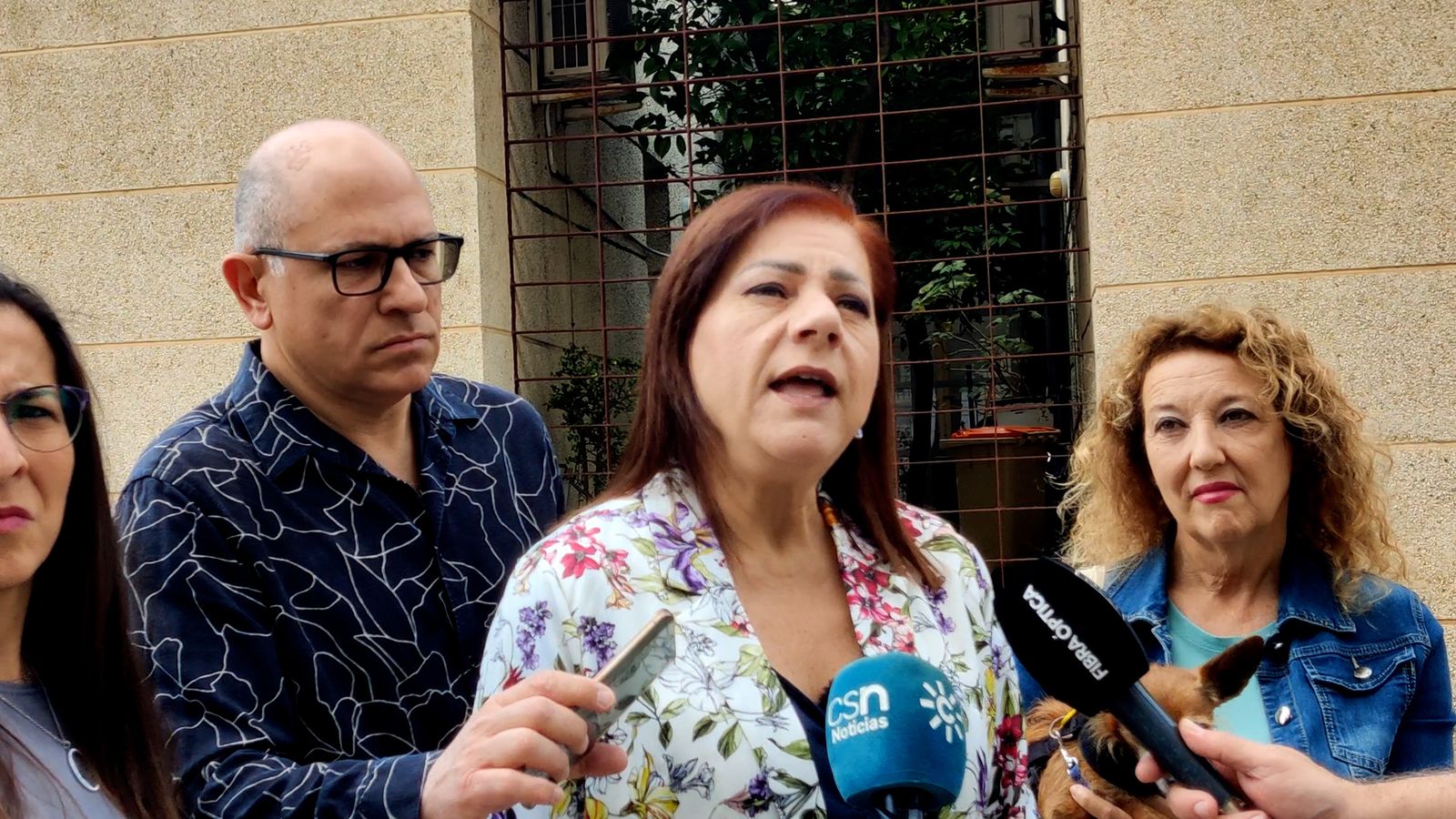 Asención Ruiz durante la rueda de prensa de este lunes