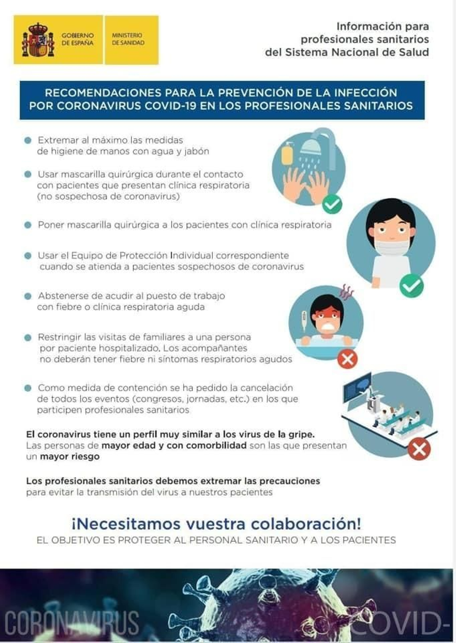 Recomendaciones para profesionales sanitarios