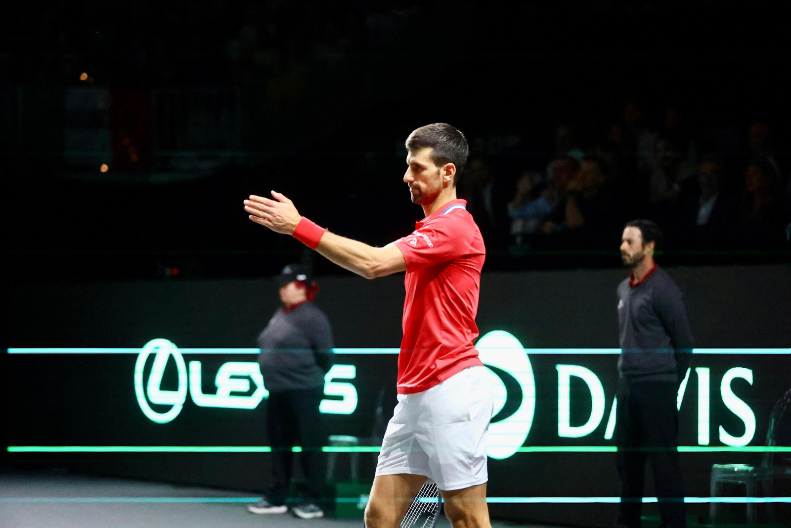 Copa Davis en Málaga: Sinner - Djokovic, en fotos