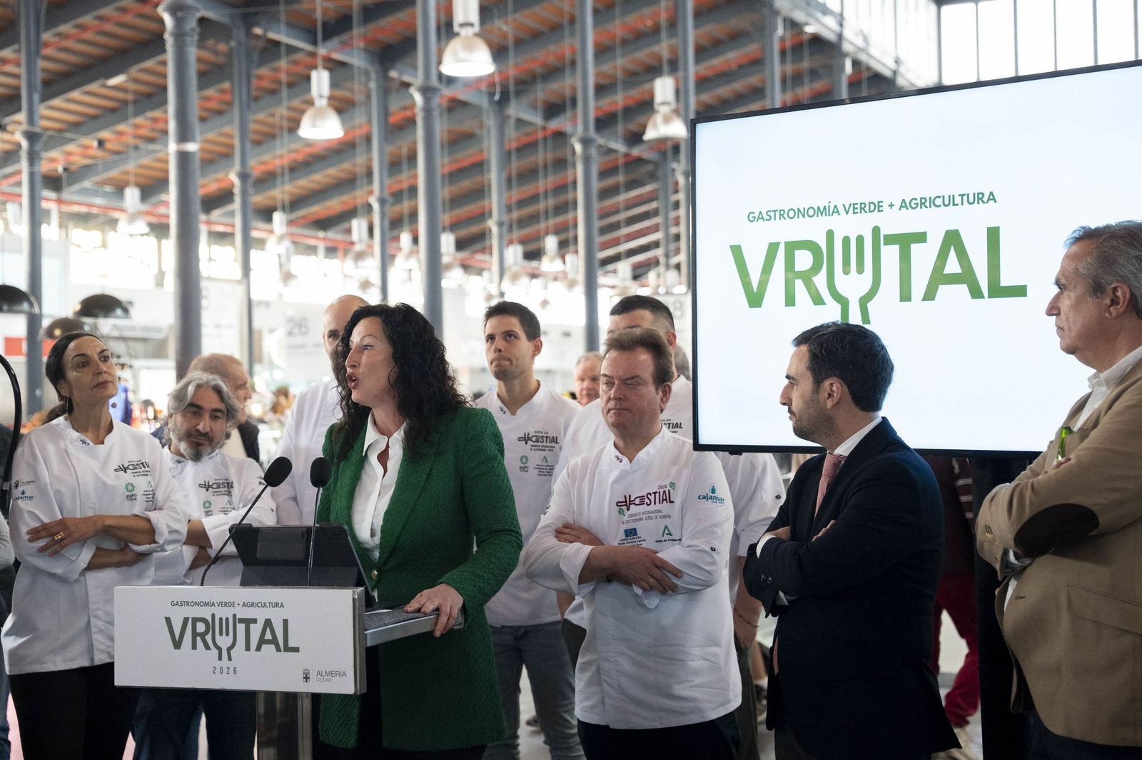 Presentación de Vrutal en el Mercado Central de Almería