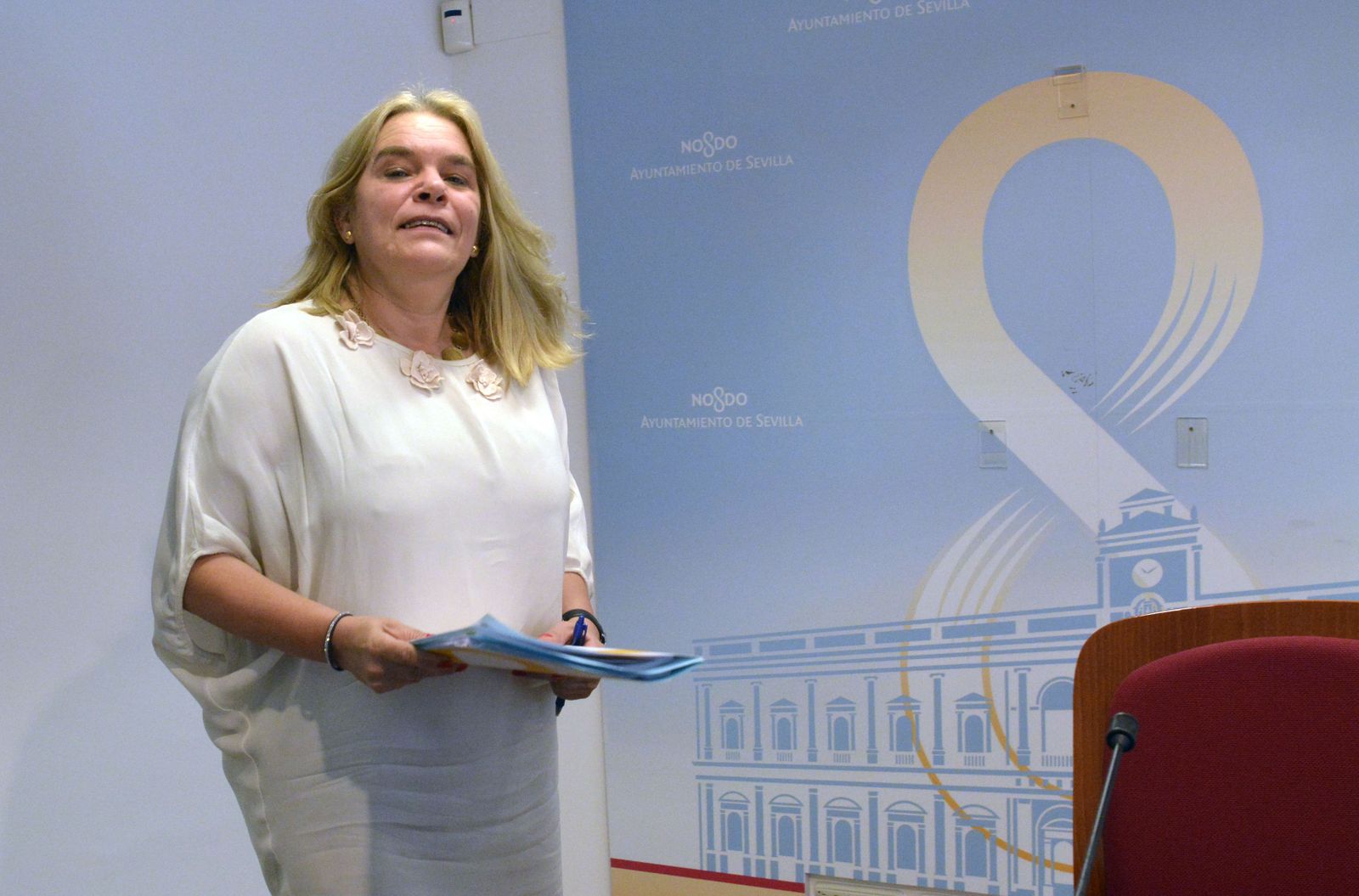 Asunción Fley, en una fotografía de sus años como concejal de Hacienda.