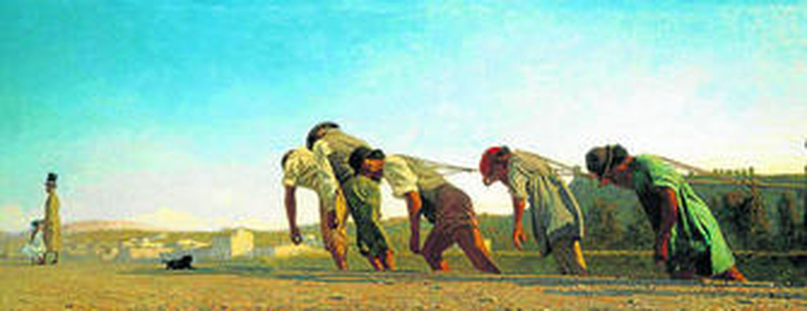 'La sirga, en Le Cascine de Florencia', de Telemaco Signorini, formará parte de la muestra 'Macchiaioli. Realismo impresionista en Italia', que acogerá la Fundación Mapfre.