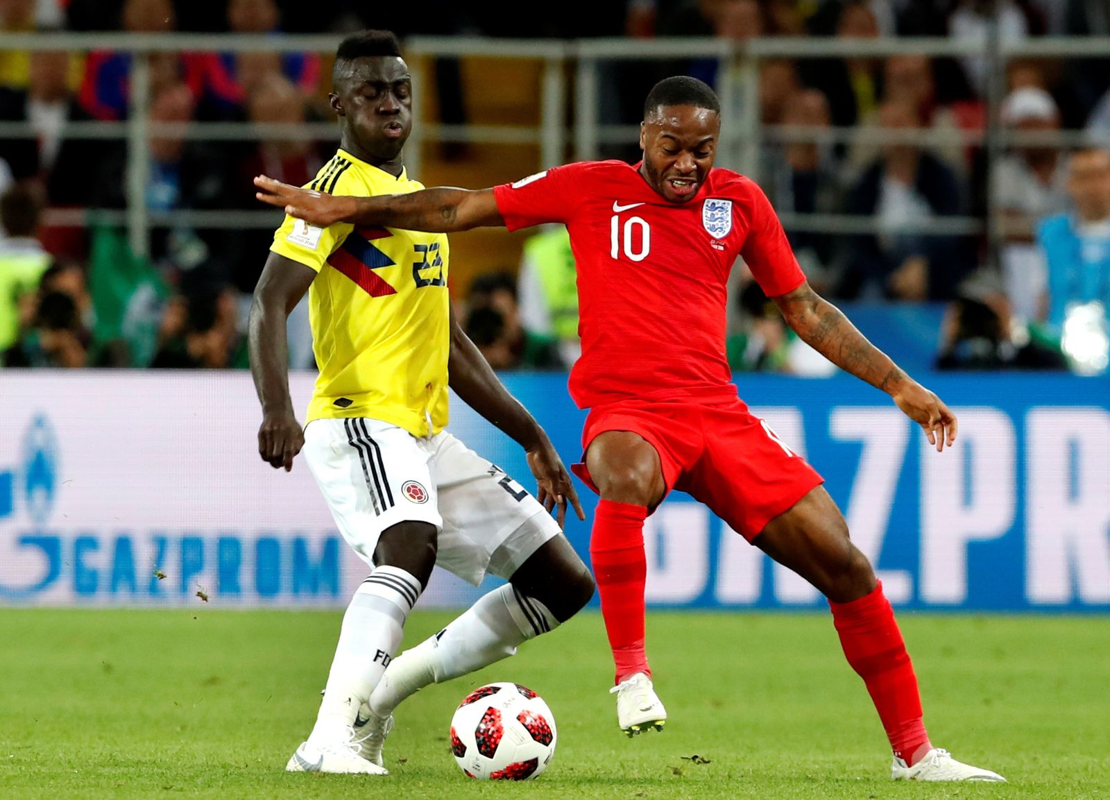 Las imágenes del Colombia-Inglaterra