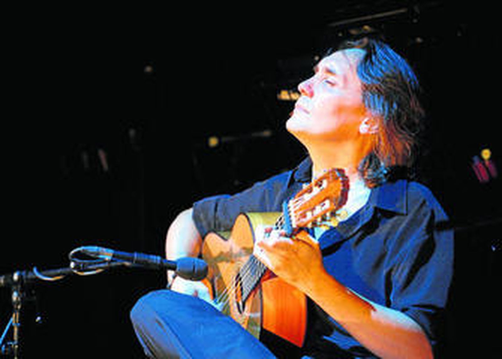 El guitarrista cordobés Vicente Amigo, en un concierto.