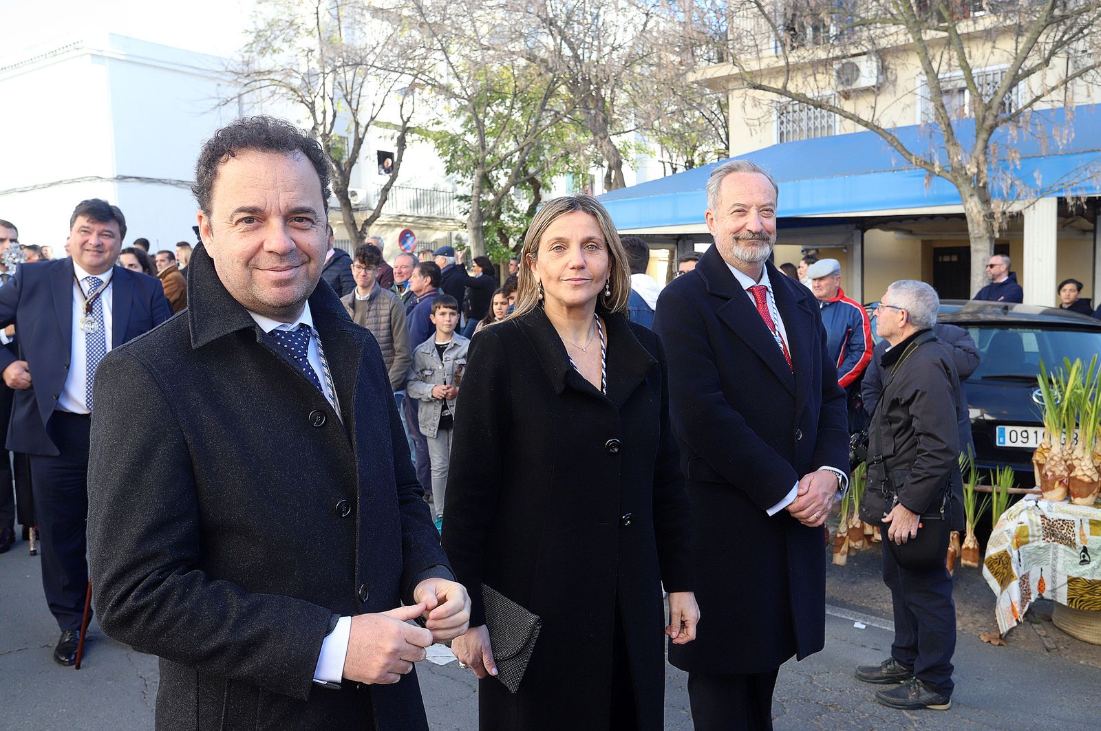 Imágenes del ambiente en la procesión de San Sebastián