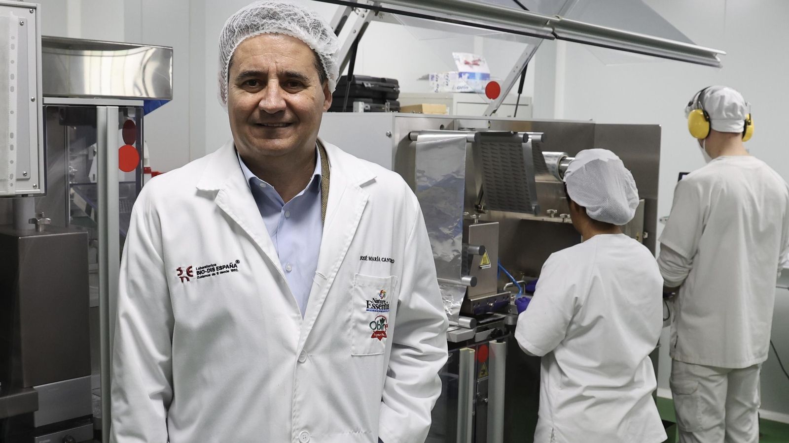 Cantarero, en las instalaciones de la fábrica Cantarero, en las instalaciones de la fábrica