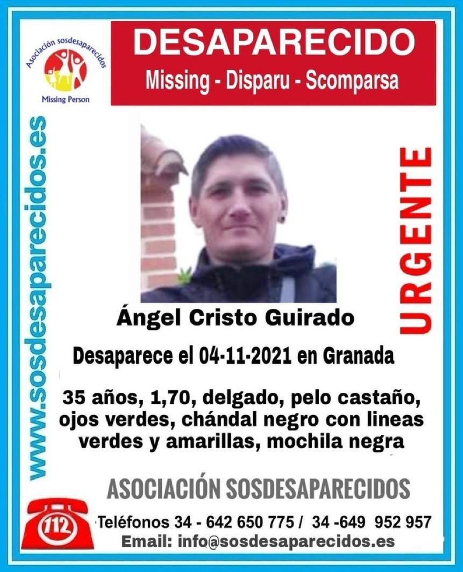 Ángel Cristo Guirado, desparecido