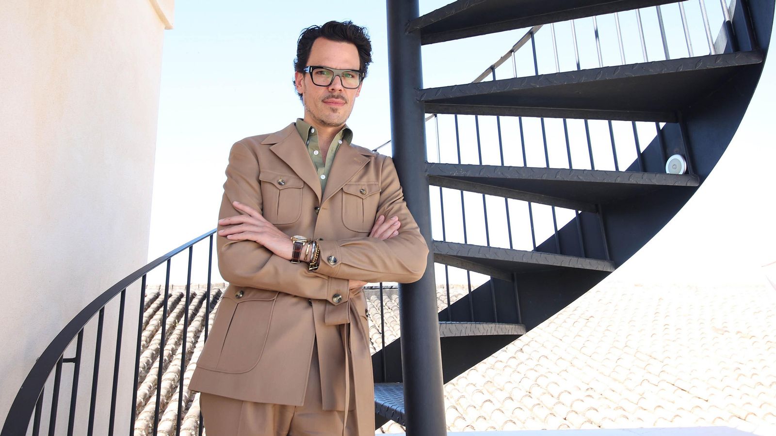 Otra imagen de Juan Avellaneda en el hotel.