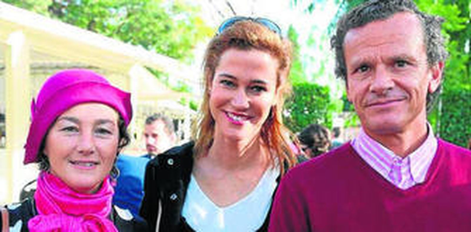 Doctor Keli, Blanca Parejo, Salvador Pacheco, Manolo Juliá, Emilio Caracafé, Ana Arévalo, Carlos Parejo, Pilar Fernández y Francisco Rivera (patrono de la Fundación).