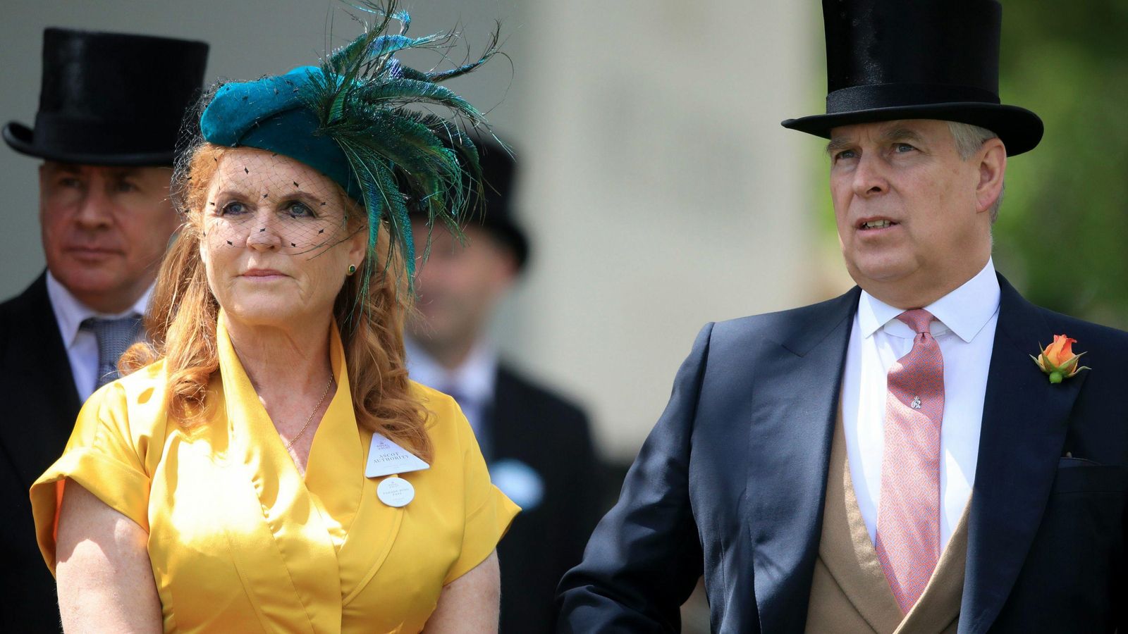 Su exmujer Sarah Ferguson, el gran apoyo del duque de York.