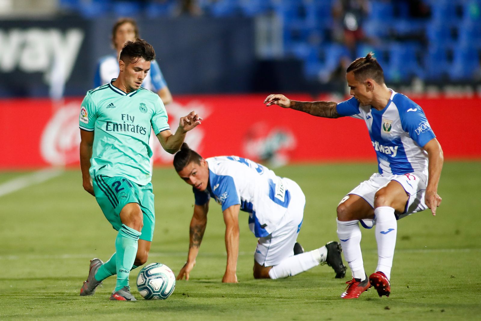 Brahim Díaz, en acción ante el Leganés en la última jornada.