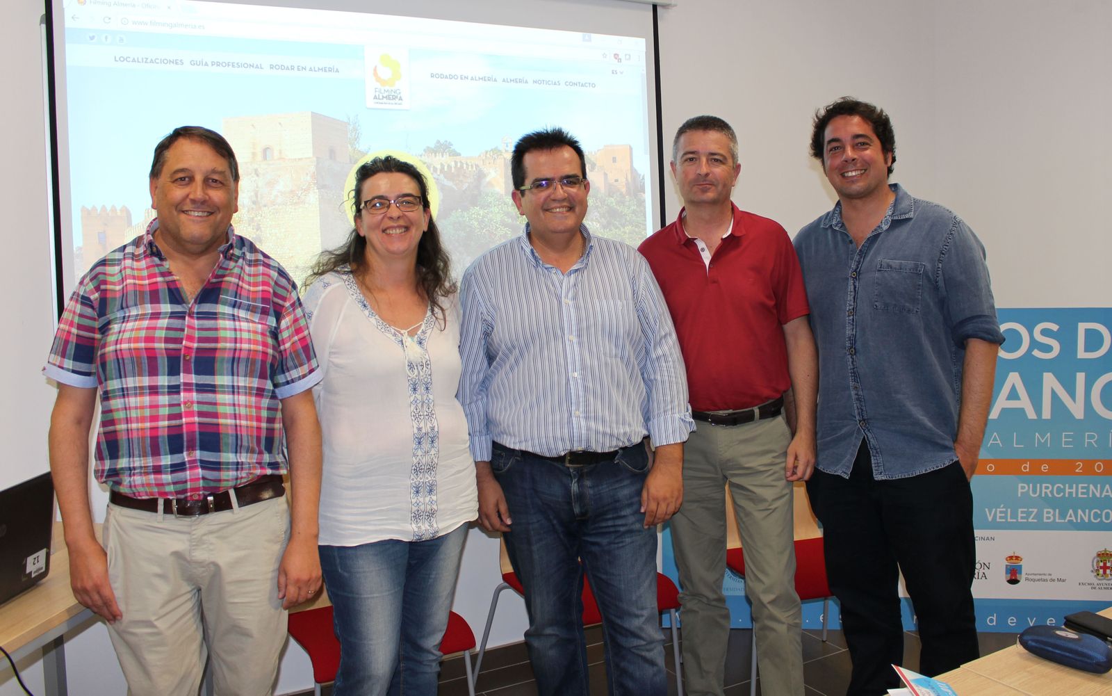 Manuel Muñoz, Cristina Serena, Antonio  Rodríguez, Juan Pérez y J. García.